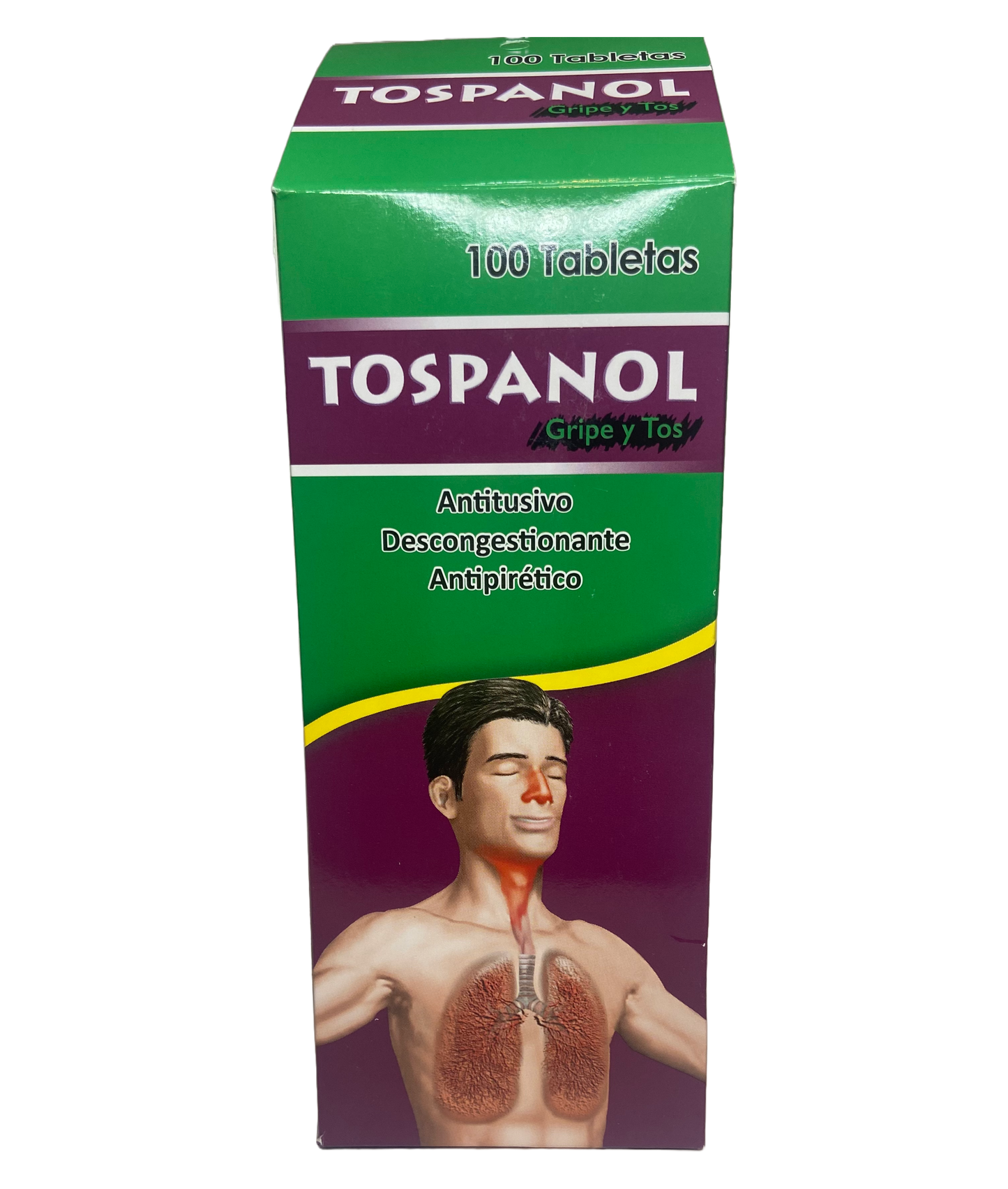 Tospanol Cough and Cold - 100 Tabs