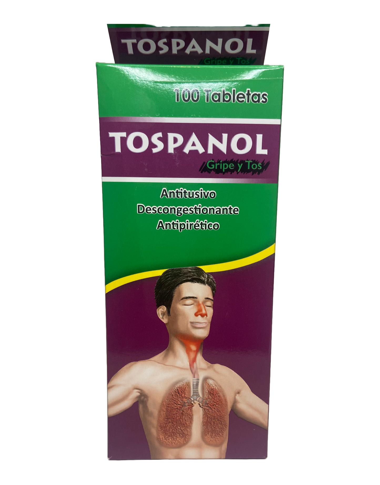 Tospanol Cough and Cold - 100 Tabs