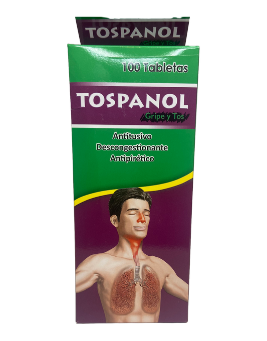 Tospanol Cough and Cold - 100 Tabs