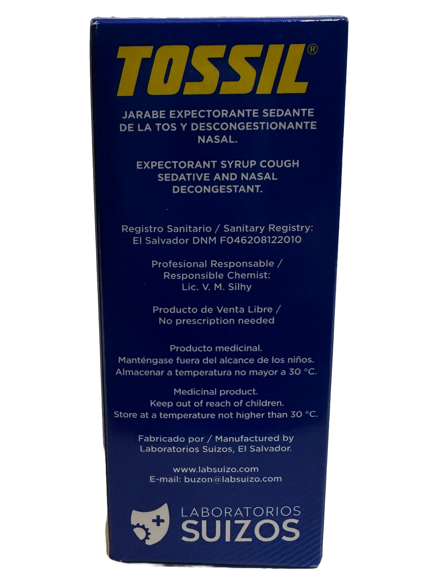 Tossil Jarabe/Syrup - 120mL