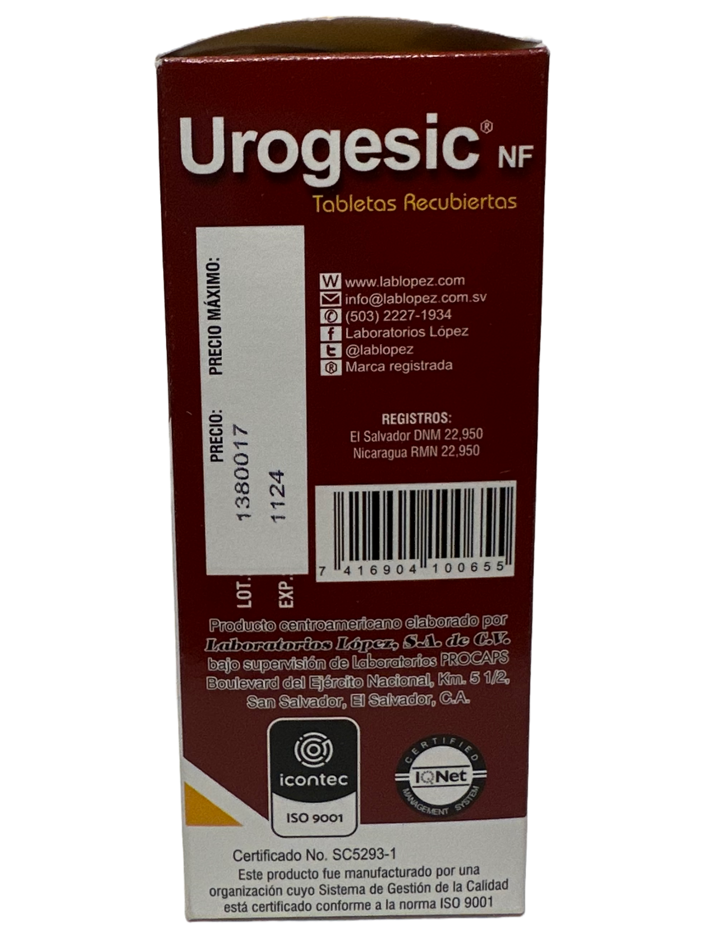 Urogesic NF - 100 Tabs