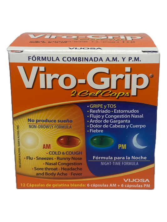 Viro Grip AM/PM - 12 Gelcaps