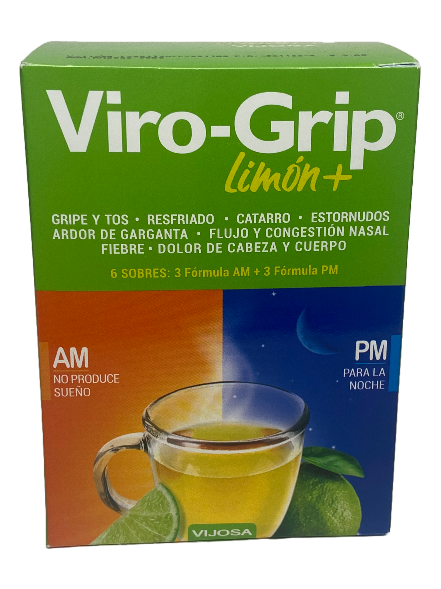 Viro Grip AM/PM Tea - 6 Pouches