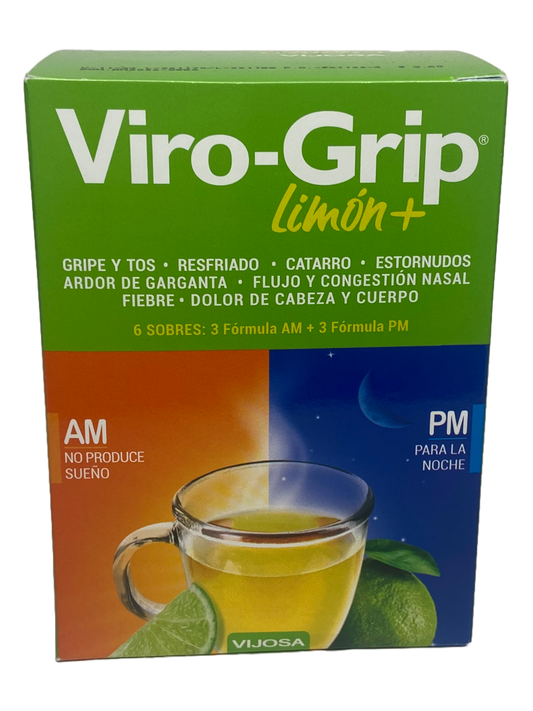 Viro Grip AM/PM Tea - 6 Pouches