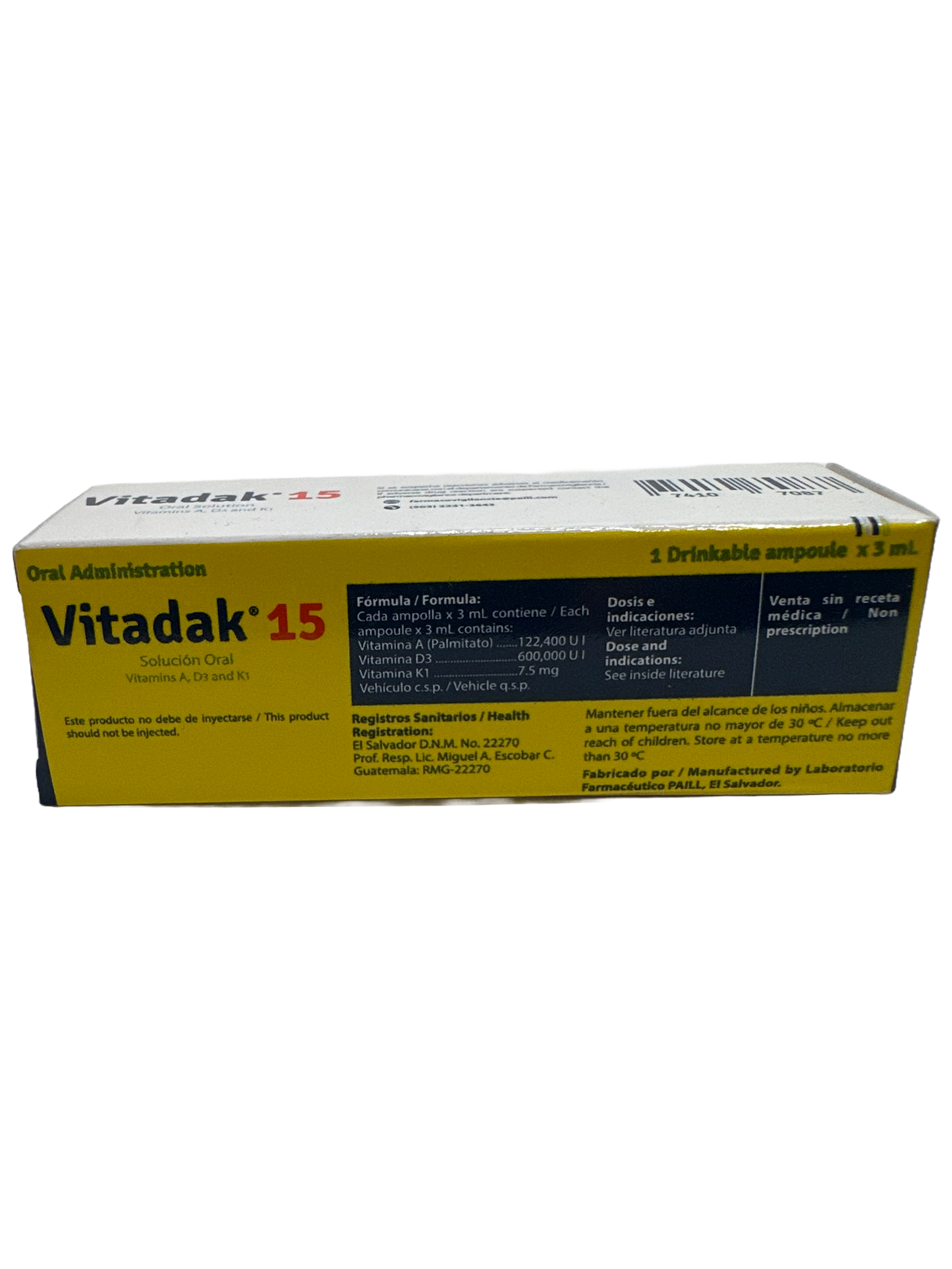 Vitadak 15 - 1x3mL