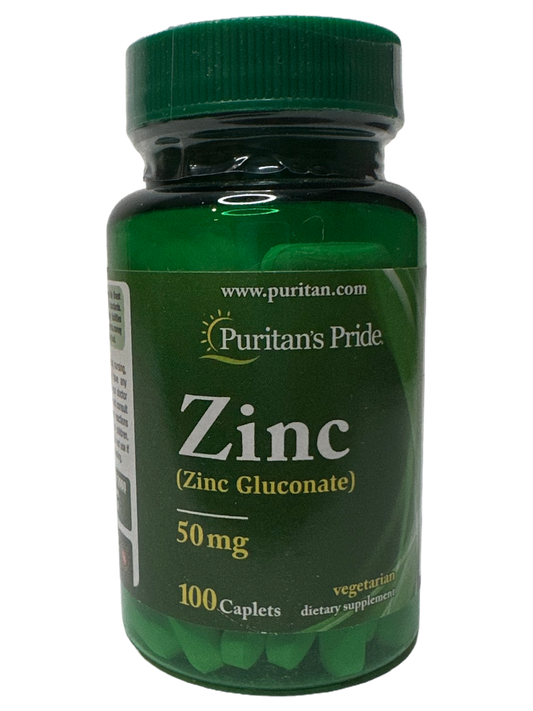 Zinc 50mg Puritan's Pride - 100 Caps